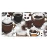 YYHWHJDE Steaming hot Coffee Pattern Large Office Gaming Mouse pad 16 x 29.5 in : Strong Adhesion and Durability Precision Edge Locking view 1