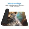 YYHWHJDE Cute Leopard Picture Large Office Gaming Mouse pad 16 x 29.5 in : Strong Adhesion and Durability Precision Edge Locking view 3