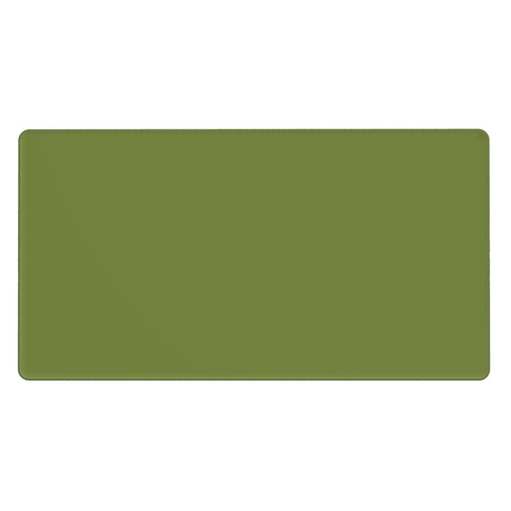 YYHWHJDE Solid Dark Green Pattern Large Office Gaming Mouse pad 16 x 29.5 in : Strong Adhesion and Durability Precision Edge Locking