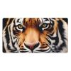 YYHWHJDE Tiger Face Pattern Large Office Gaming Mouse pad 16 x 29.5 in : Strong Adhesion and Durability Precision Edge Locking view 1