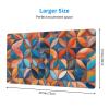 YYHWHJDE Colored Marble Pattern Large Office Gaming Mouse pad 16 x 29.5 in : Strong Adhesion and Durability Precision Edge Locking view 2