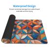 YYHWHJDE Colored Marble Pattern Large Office Gaming Mouse pad 16 x 29.5 in : Strong Adhesion and Durability Precision Edge Locking view 3