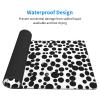 YYHWHJDE Black Polka Dot Pattern Large Office Gaming Mouse pad 16 x 29.5 in : Strong Adhesion and Durability Precision Edge Locking view 3