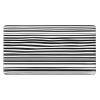 YYHWHJDE Black & White Stripe Pattern Large Office Gaming Mouse pad 16 x 29.5 in : Strong Adhesion and Durability Precision Edge Locking view 1