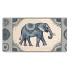 YYHWHJDE Stylish Boho Map Elephant Pattern Large Office Gaming Mouse pad 16 x 29.5 in : Strong Adhesion and Durability Precision Edge Locking view 1