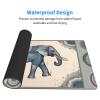 YYHWHJDE Stylish Boho Map Elephant Pattern Large Office Gaming Mouse pad 16 x 29.5 in : Strong Adhesion and Durability Precision Edge Locking view 3