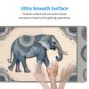 YYHWHJDE Stylish Boho Map Elephant Pattern Large Office Gaming Mouse pad 16 x 29.5 in : Strong Adhesion and Durability Precision Edge Locking view 4