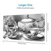 YYHWHJDE Sweet Afternoon Tea Pattern Large Office Gaming Mouse pad 16 x 29.5 in : Strong Adhesion and Durability Precision Edge Locking view 2