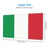 YYHWHJDE Italy Flag Pattern Large Office Gaming Mouse pad 16 x 29.5 in : Strong Adhesion and Durability Precision Edge Locking view 2