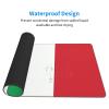 YYHWHJDE Italy Flag Pattern Large Office Gaming Mouse pad 16 x 29.5 in : Strong Adhesion and Durability Precision Edge Locking view 3
