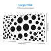YYHWHJDE Black and White Polka Dot Picture Large Office Gaming Mouse pad 16 x 29.5 in : Strong Adhesion and Durability Precision Edge Locking view 2