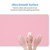 YYHWHJDE Solid Color Pink Pattern Large Office Gaming Mouse pad 16 x 29.5 in : Strong Adhesion and Durability Precision Edge Locking view 4