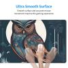 YYHWHJDE Cool Owl Pattern Large Office Gaming Mouse pad 16 x 29.5 in : Strong Adhesion and Durability Precision Edge Locking view 4