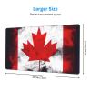 YYHWHJDE Canadian Flag Picture Large Office Gaming Mouse pad 16 x 29.5 in : Strong Adhesion and Durability Precision Edge Locking view 2