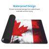 YYHWHJDE Canadian Flag Picture Large Office Gaming Mouse pad 16 x 29.5 in : Strong Adhesion and Durability Precision Edge Locking view 3