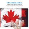YYHWHJDE Canadian Flag Picture Large Office Gaming Mouse pad 16 x 29.5 in : Strong Adhesion and Durability Precision Edge Locking view 4