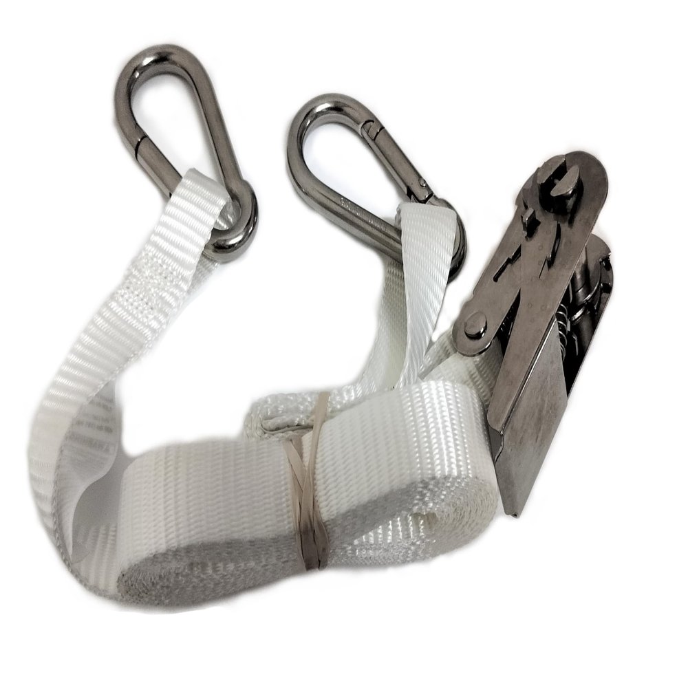 VersaChock Tie Down-Ratcheting, White