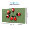 YYHWHJDE Cute Ladybugs Pattern Large Office Gaming Mouse pad 16 x 29.5 in : Strong Adhesion and Durability Precision Edge Locking view 2