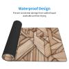 YYHWHJDE Solid Wood Pattern Pattern Large Office Gaming Mouse pad 16 x 29.5 in : Strong Adhesion and Durability Precision Edge Locking view 3