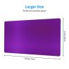 YYHWHJDE Solid Color Dark Purple Pattern Large Office Gaming Mouse pad 16 x 29.5 in : Strong Adhesion and Durability Precision Edge Locking view 2
