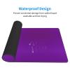 YYHWHJDE Solid Color Dark Purple Pattern Large Office Gaming Mouse pad 16 x 29.5 in : Strong Adhesion and Durability Precision Edge Locking view 3