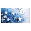 YYHWHJDE Blue Shining Stars Pattern Large Office Gaming Mouse pad 16 x 29.5 in : Strong Adhesion and Durability Precision Edge Locking view 1
