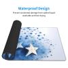 YYHWHJDE Blue Shining Stars Pattern Large Office Gaming Mouse pad 16 x 29.5 in : Strong Adhesion and Durability Precision Edge Locking view 3