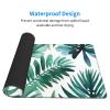 YYHWHJDE Tropical Palm Tree Leaves Watercolor Pattern Large Office Gaming Mouse pad 16 x 29.5 in : Strong Adhesion and Durability Precision Edge Locking view 3