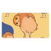 YYHWHJDE Crooked Owl Pattern Large Office Gaming Mouse pad 16 x 29.5 in : Strong Adhesion and Durability Precision Edge Locking view 1