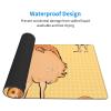 YYHWHJDE Crooked Owl Pattern Large Office Gaming Mouse pad 16 x 29.5 in : Strong Adhesion and Durability Precision Edge Locking view 3