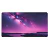 YYHWHJDE Purple Star Sky Pattern Large Office Gaming Mouse pad 16 x 29.5 in : Strong Adhesion and Durability Precision Edge Locking view 1