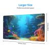 YYHWHJDE Cartoon Under Picture Large Office Gaming Mouse pad 16 x 29.5 in : Strong Adhesion and Durability Precision Edge Locking view 2