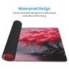 YYHWHJDE Red Cherry Blossom Pattern Large Office Gaming Mouse pad 16 x 29.5 in : Strong Adhesion and Durability Precision Edge Locking view 3