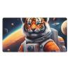 YYHWHJDE Little Tiger in Space Pattern Large Office Gaming Mouse pad 16 x 29.5 in : Strong Adhesion and Durability Precision Edge Locking view 1
