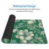 YYHWHJDE Green Vintage Floral Pattern Large Office Gaming Mouse pad 16 x 29.5 in : Strong Adhesion and Durability Precision Edge Locking view 3