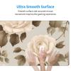 YYHWHJDE Cream Shabby Rose Flower Pattern Large Office Gaming Mouse pad 16 x 29.5 in : Strong Adhesion and Durability Precision Edge Locking view 4