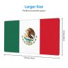 YYHWHJDE Flag of Mexico Pattern Large Office Gaming Mouse pad 16 x 29.5 in : Strong Adhesion and Durability Precision Edge Locking view 2