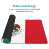 YYHWHJDE Flag of Mexico Pattern Large Office Gaming Mouse pad 16 x 29.5 in : Strong Adhesion and Durability Precision Edge Locking view 3