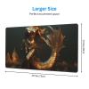 YYHWHJDE Gold Mermaid Scale Picture Large Office Gaming Mouse pad 16 x 29.5 in : Strong Adhesion and Durability Precision Edge Locking view 2