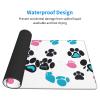 YYHWHJDE Dog Animal Pet Paw Pattern Large Office Gaming Mouse pad 16 x 29.5 in : Strong Adhesion and Durability Precision Edge Locking view 3