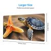 YYHWHJDE Sea Turtle Starfish Picture Large Office Gaming Mouse pad 16 x 29.5 in : Strong Adhesion and Durability Precision Edge Locking view 2
