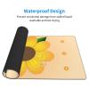 YYHWHJDE Golden Sunflower Pattern Large Office Gaming Mouse pad 16 x 29.5 in : Strong Adhesion and Durability Precision Edge Locking view 3