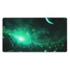 YYHWHJDE Galaxy Green Picture Large Office Gaming Mouse pad 16 x 29.5 in : Strong Adhesion and Durability Precision Edge Locking view 1
