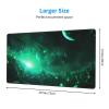 YYHWHJDE Galaxy Green Picture Large Office Gaming Mouse pad 16 x 29.5 in : Strong Adhesion and Durability Precision Edge Locking view 2