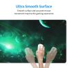 YYHWHJDE Galaxy Green Picture Large Office Gaming Mouse pad 16 x 29.5 in : Strong Adhesion and Durability Precision Edge Locking view 4