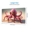 YYHWHJDE Strawberry Squid Pattern Large Office Gaming Mouse pad 16 x 29.5 in : Strong Adhesion and Durability Precision Edge Locking view 2