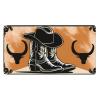 YYHWHJDE Denim Black hat Boots Pattern Large Office Gaming Mouse pad 16 x 29.5 in : Strong Adhesion and Durability Precision Edge Locking view 1