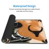 YYHWHJDE Denim Black hat Boots Pattern Large Office Gaming Mouse pad 16 x 29.5 in : Strong Adhesion and Durability Precision Edge Locking view 3
