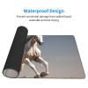 YYHWHJDE Running Horse Picture Large Office Gaming Mouse pad 16 x 29.5 in : Strong Adhesion and Durability Precision Edge Locking view 3