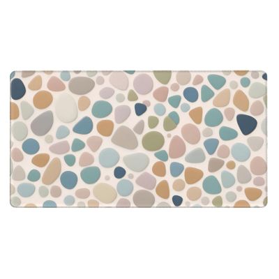 YYHWHJDE Colored Water Millstone Pattern Large Office Gaming Mouse pad 16 x 29.5 in : Strong Adhesion and Durability Precision Edge Locking